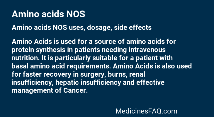 Amino acids NOS