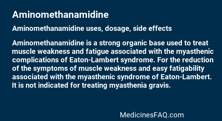 Aminomethanamidine