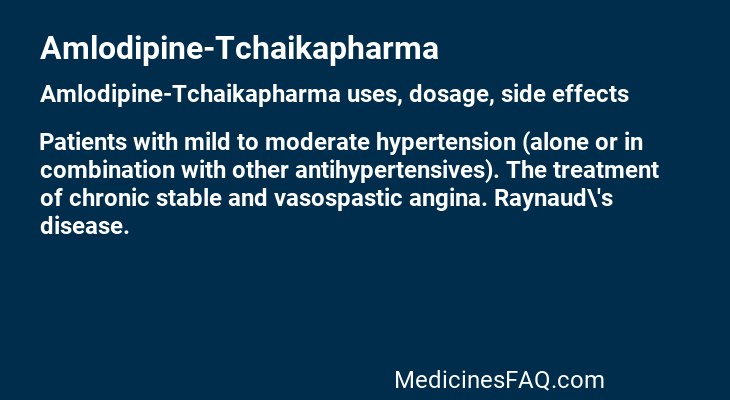 Amlodipine-Tchaikapharma