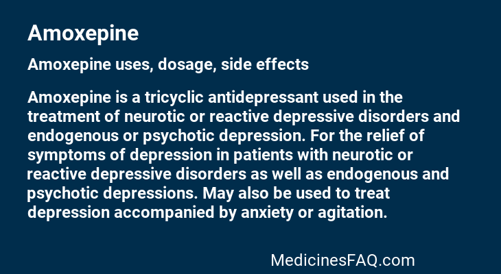 Amoxepine