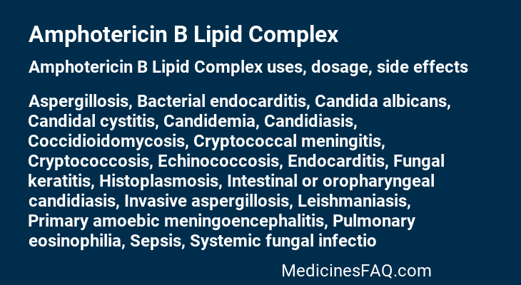 Amphotericin B Lipid Complex