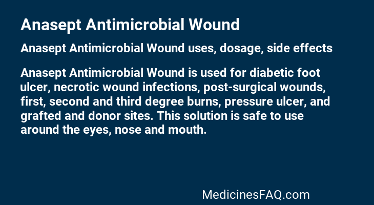 Anasept Antimicrobial Wound