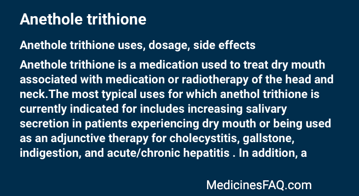 Anethole trithione