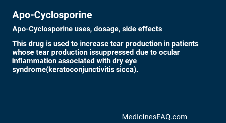 Apo-Cyclosporine