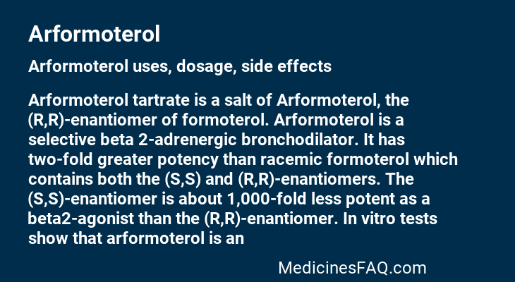 Arformoterol