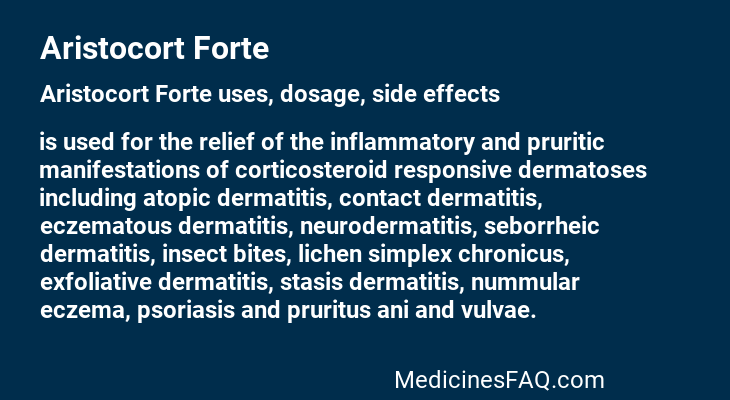 Aristocort Forte
