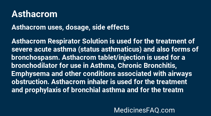 Asthacrom