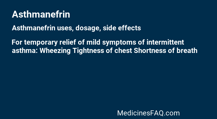 Asthmanefrin