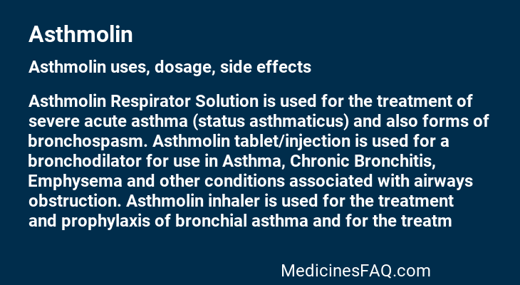 Asthmolin