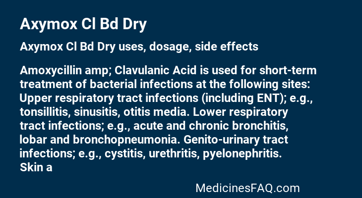 Axymox Cl Bd Dry