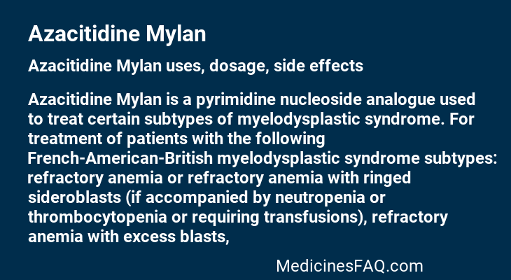 Azacitidine Mylan
