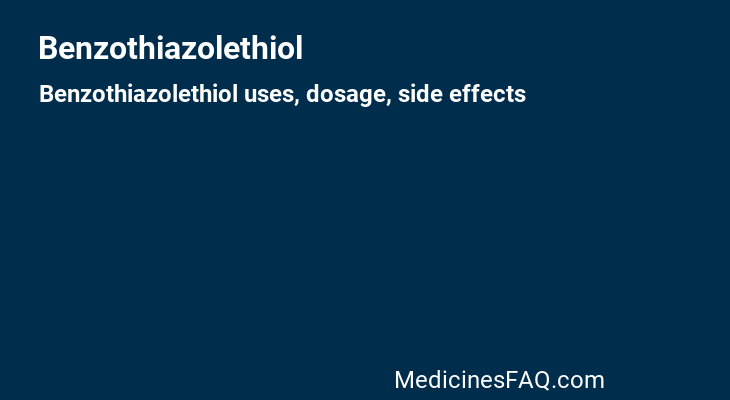 Benzothiazolethiol