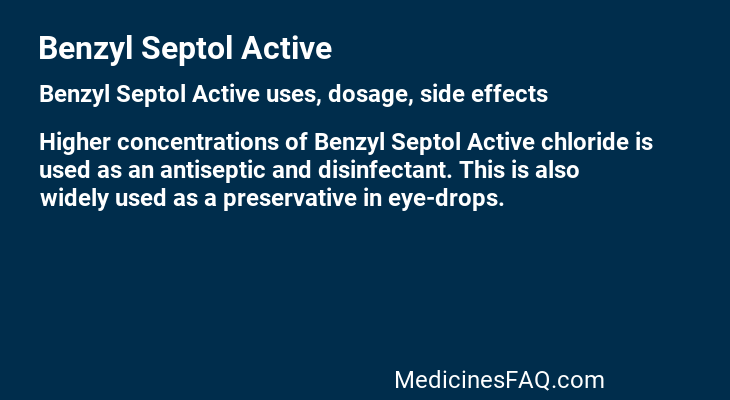 Benzyl Septol Active