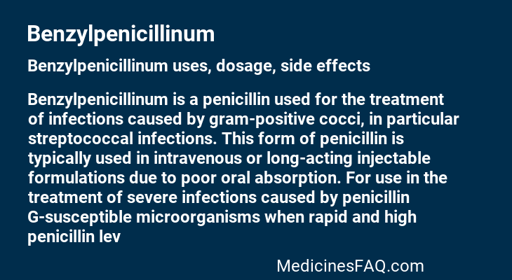 Benzylpenicillinum