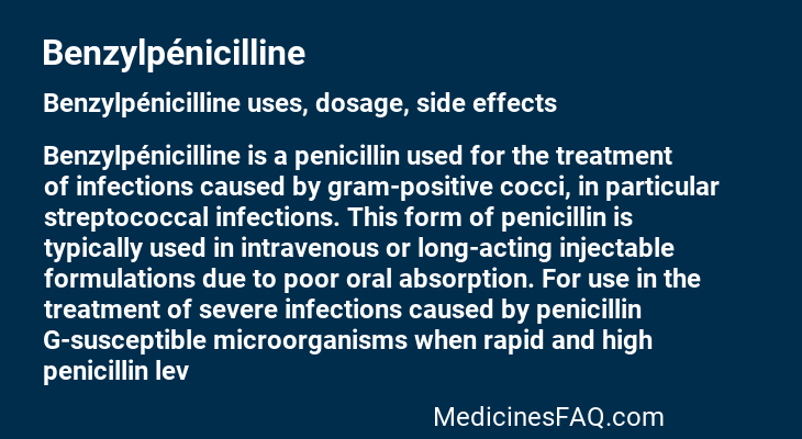 Benzylpénicilline