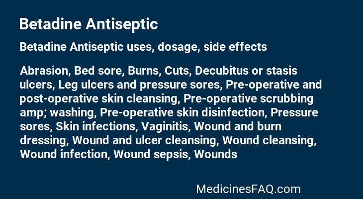 Betadine Antiseptic
