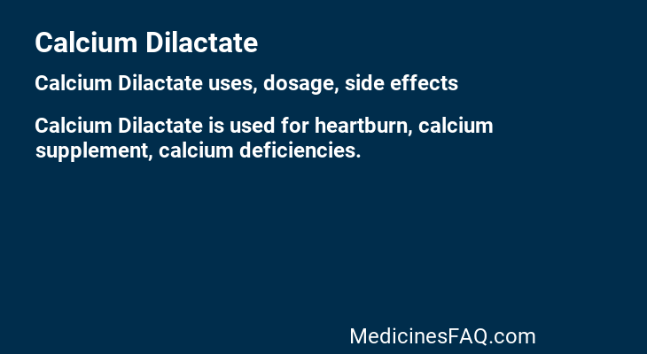 Calcium Dilactate