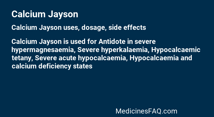 Calcium Jayson