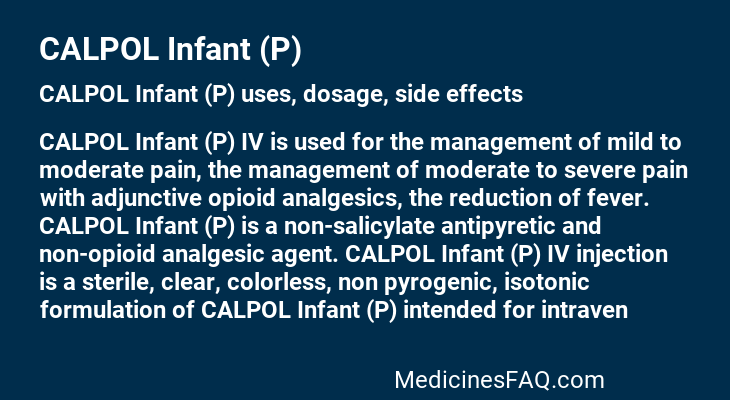 CALPOL Infant (P)