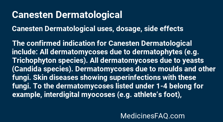 Canesten Dermatological