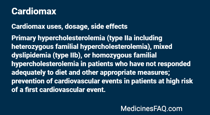 cardiomax jsb