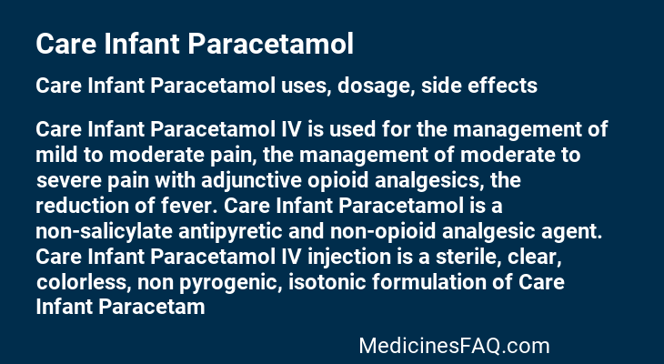 Care Infant Paracetamol