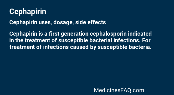 Cephapirin