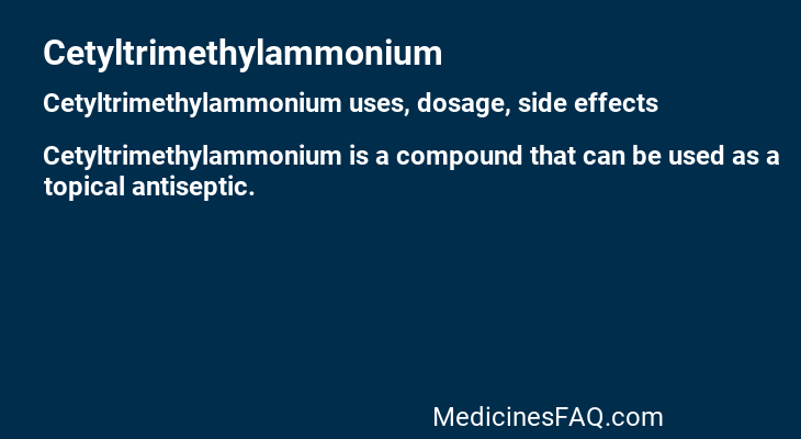 Cetyltrimethylammonium