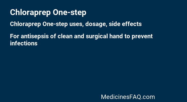 Chloraprep One-step