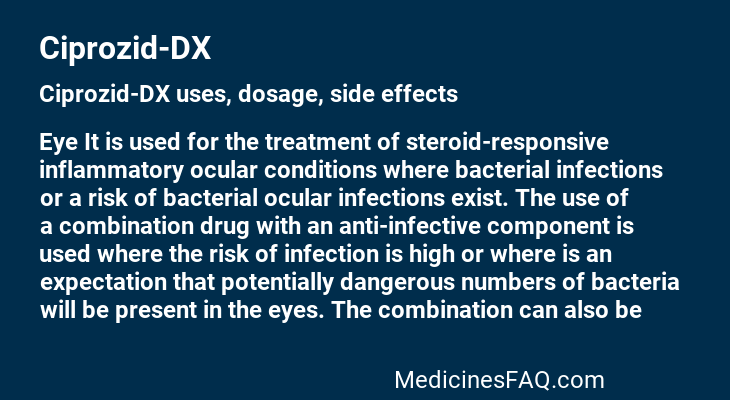 Ciprozid-DX