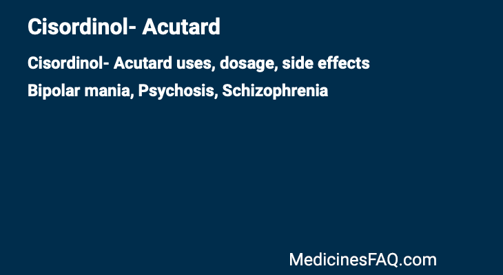 Cisordinol- Acutard