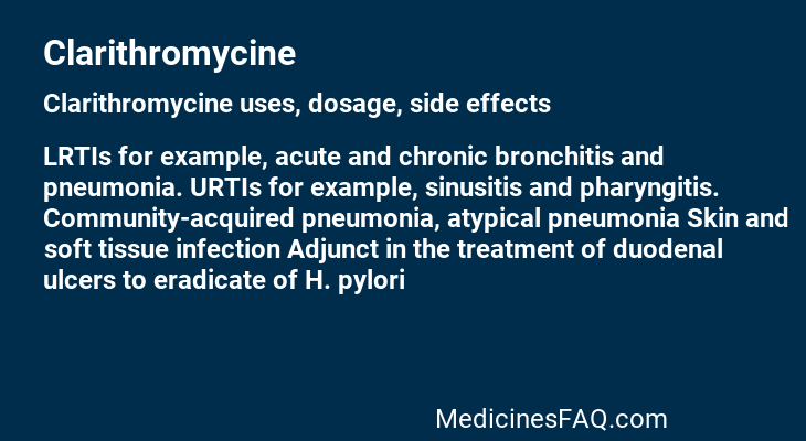 Clarithromycine