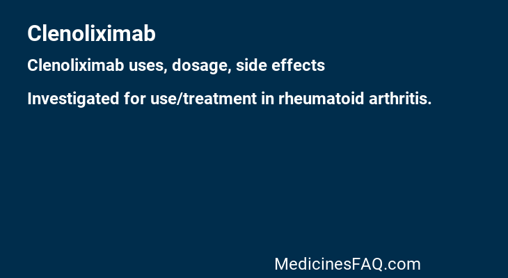 Clenoliximab