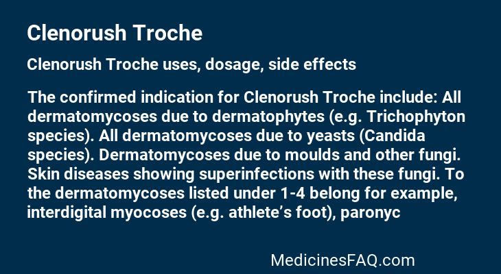 Clenorush Troche