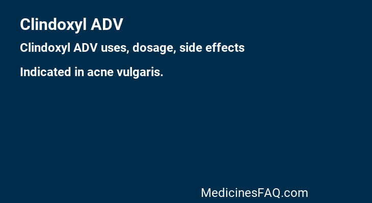 Clindoxyl ADV