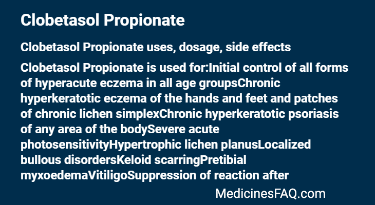 Clobetasol Propionate