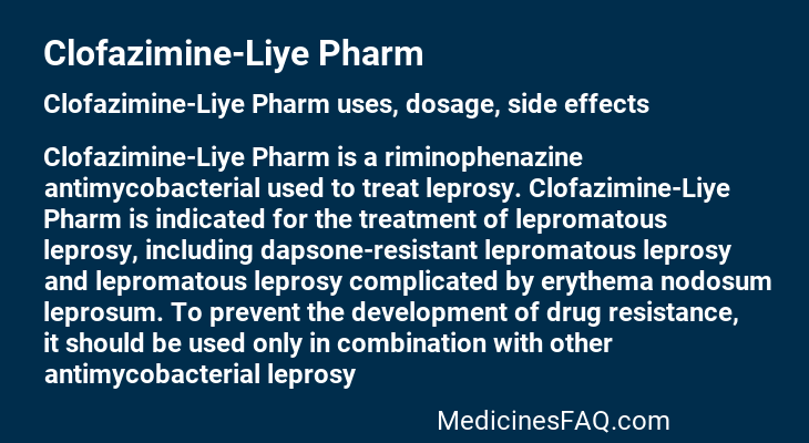 Clofazimine-Liye Pharm