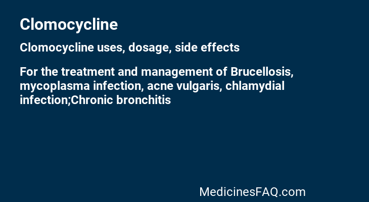 Clomocycline