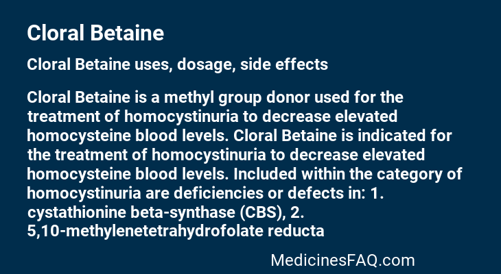 Cloral Betaine