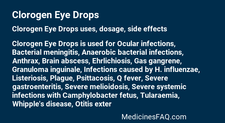 Clorogen Eye Drops