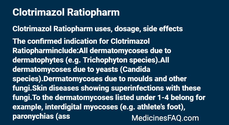 Clotrimazol Ratiopharm