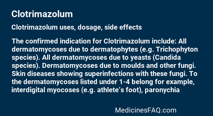 Clotrimazolum