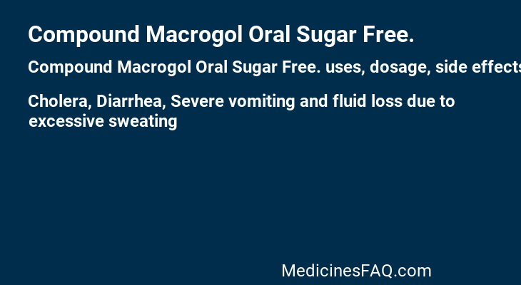 Compound Macrogol Oral Sugar Free.