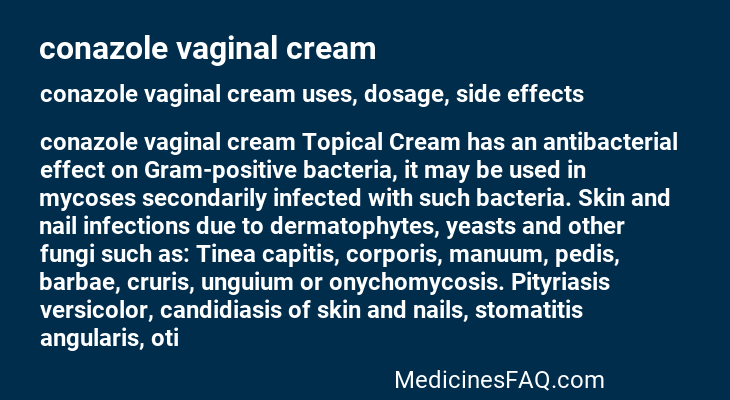 conazole vaginal cream