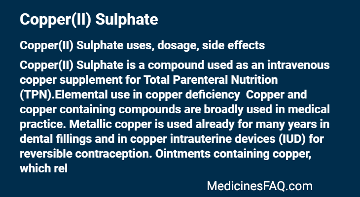 Copper(II) Sulphate