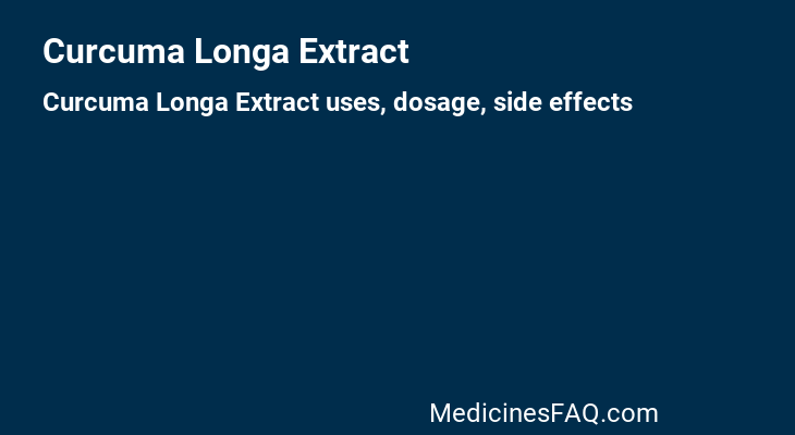 Curcuma Longa Extract