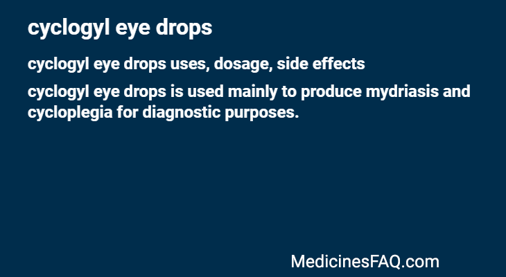 cyclogyl eye drops
