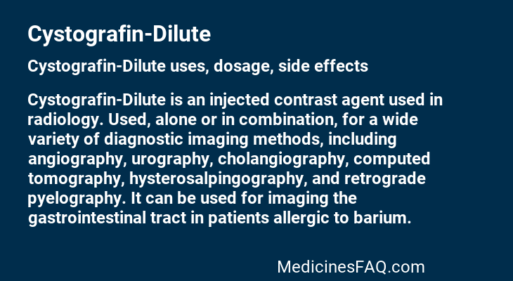 Cystografin-Dilute
