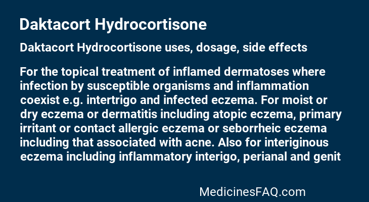 Daktacort Hydrocortisone