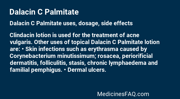 Dalacin C Palmitate